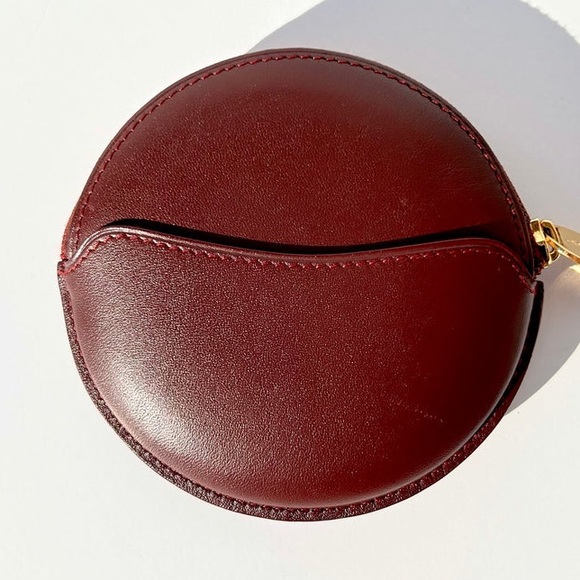 Cartier Burgundy Leather Coin Purse EUC - Picture 6 of 9